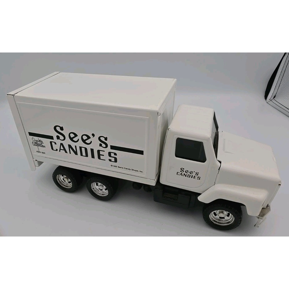 Sees Candy Metal Truck ERTL 1995 #3346 White Advertising Diecast Made in USA